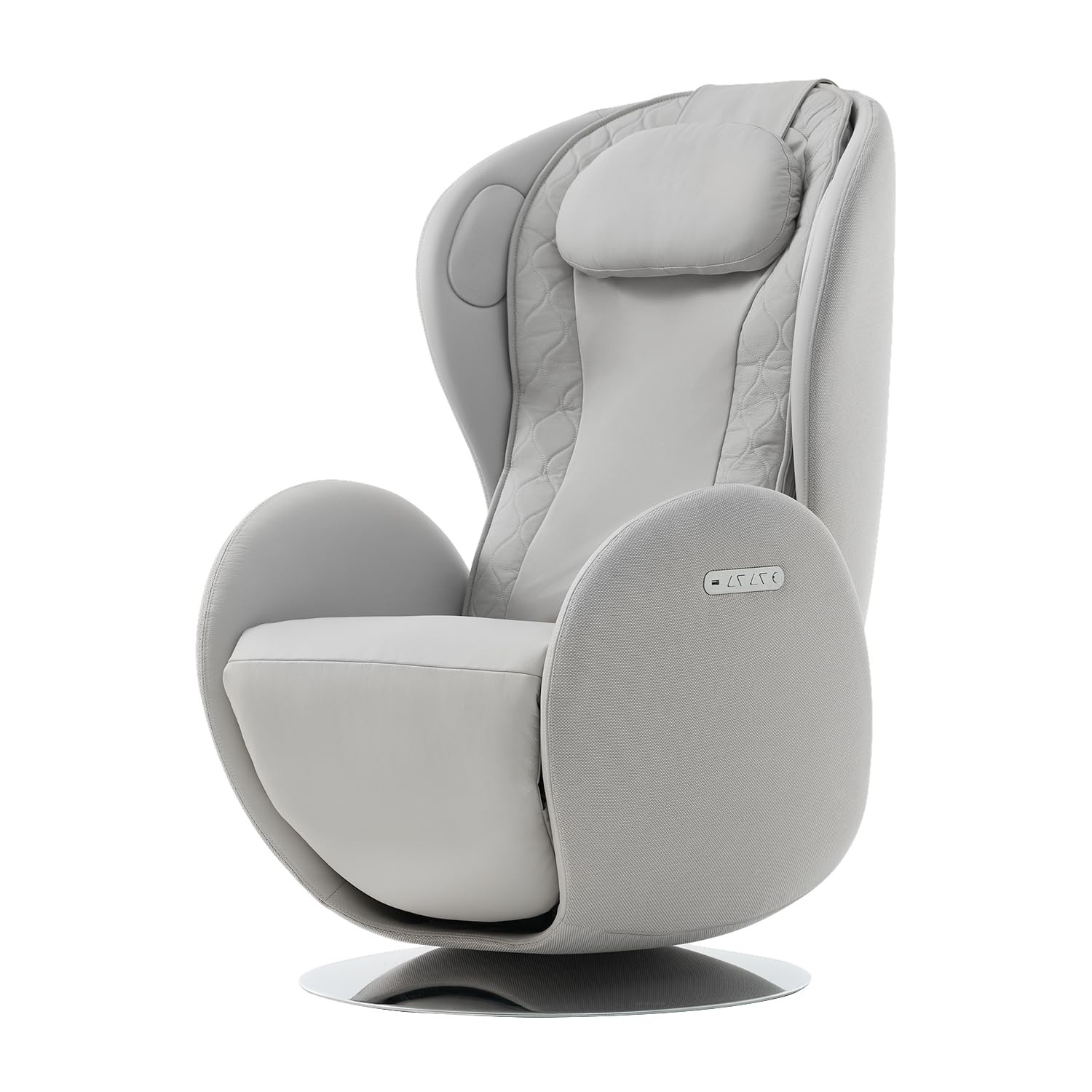 Nouhaus Luna Heated Massage Chair,Full Body Massaging Zero-Gravity Leisure Recliner with Low-Noise 3D Massage and Dual Sound Systems Modern Massage Chairs (Elder White)