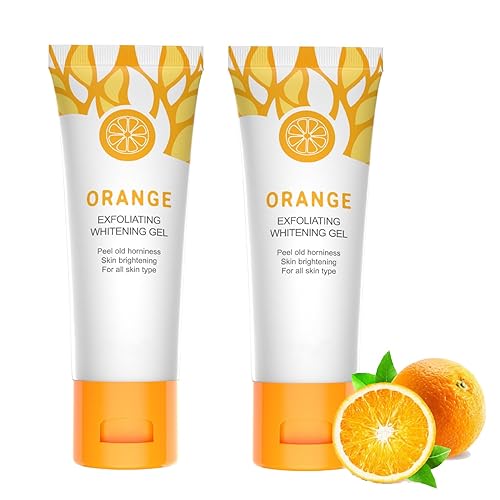 Miniatura 1 de 2 unidades de gel exfoliante naranja para la cara y el cuerpo, gel exfoliante naranja, gel exfoliante natural de naranja, exfoliante facial