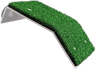 balacoo 1pc Lawn Turtle Climbing Platform Turtle Tank Landscape Ornament Turtle Dock Tortoise Ladder Terrace Aquarium Landscape Reptile Plastic Terrace Artificial Lawn Crawl pp Plastic