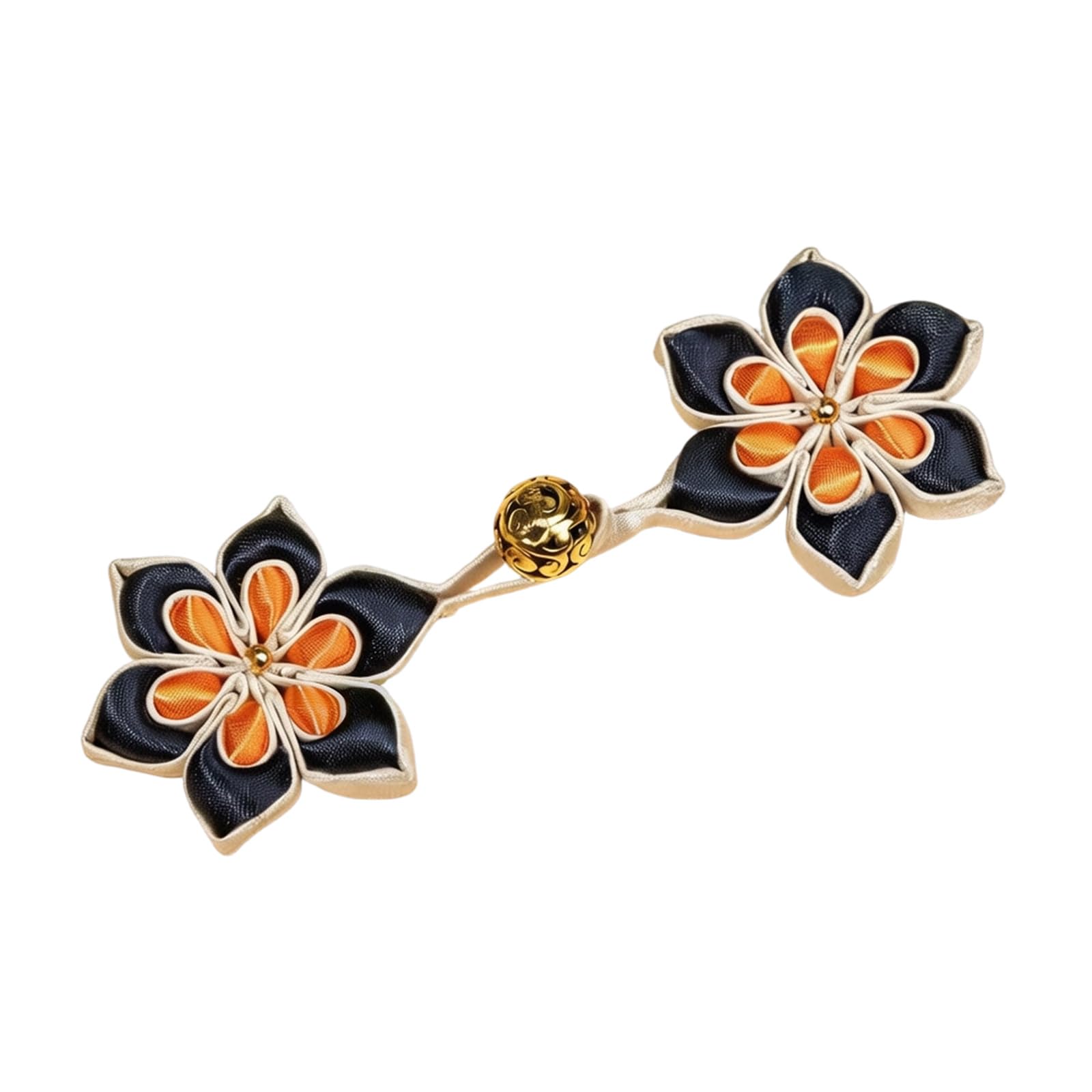 Tsophreniq Exquisite Oriental Knot Button Fabric Sewing Button Fasteners for Cheongsam Bridals Dress Sewing Crafting Qipao Treefrog Grip