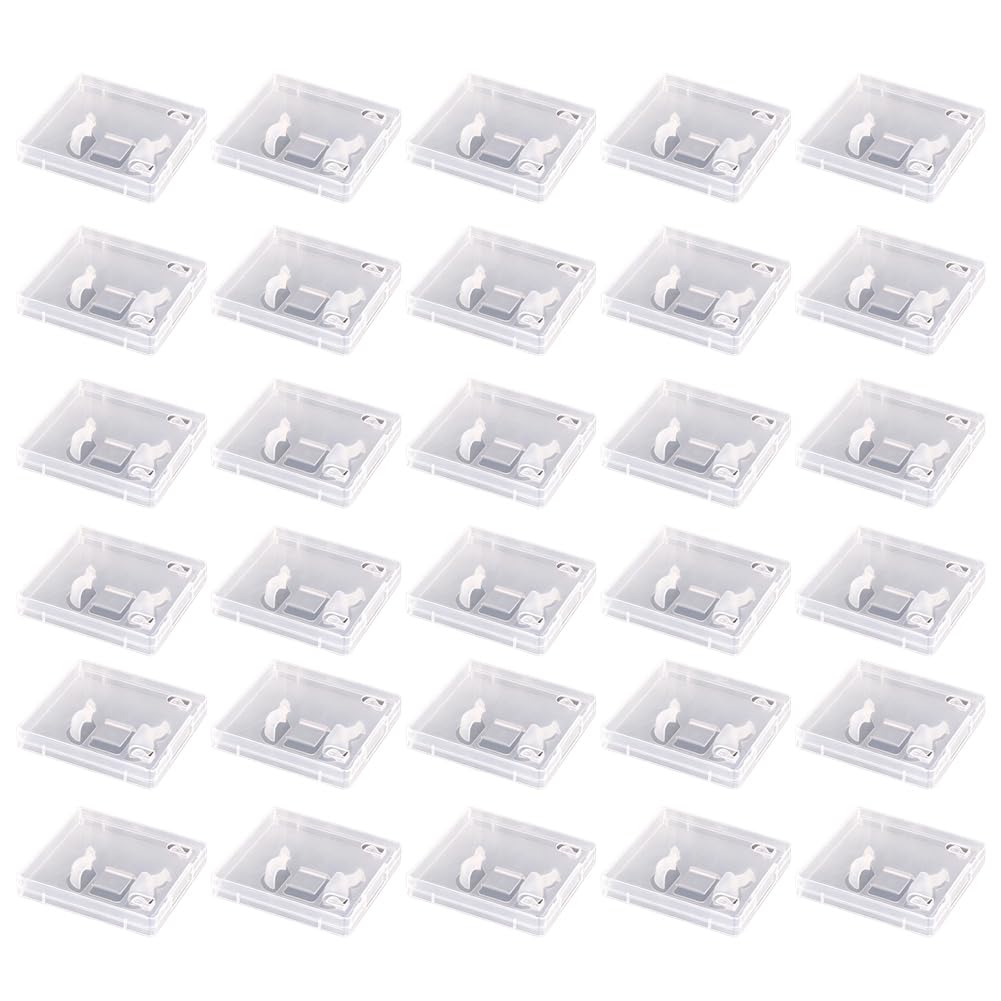 30 Piezas de Cajas Protectoras para USB, Estuche Transparente y, A Prueba de Polvo, Embalaje para Unidades de Memoria.