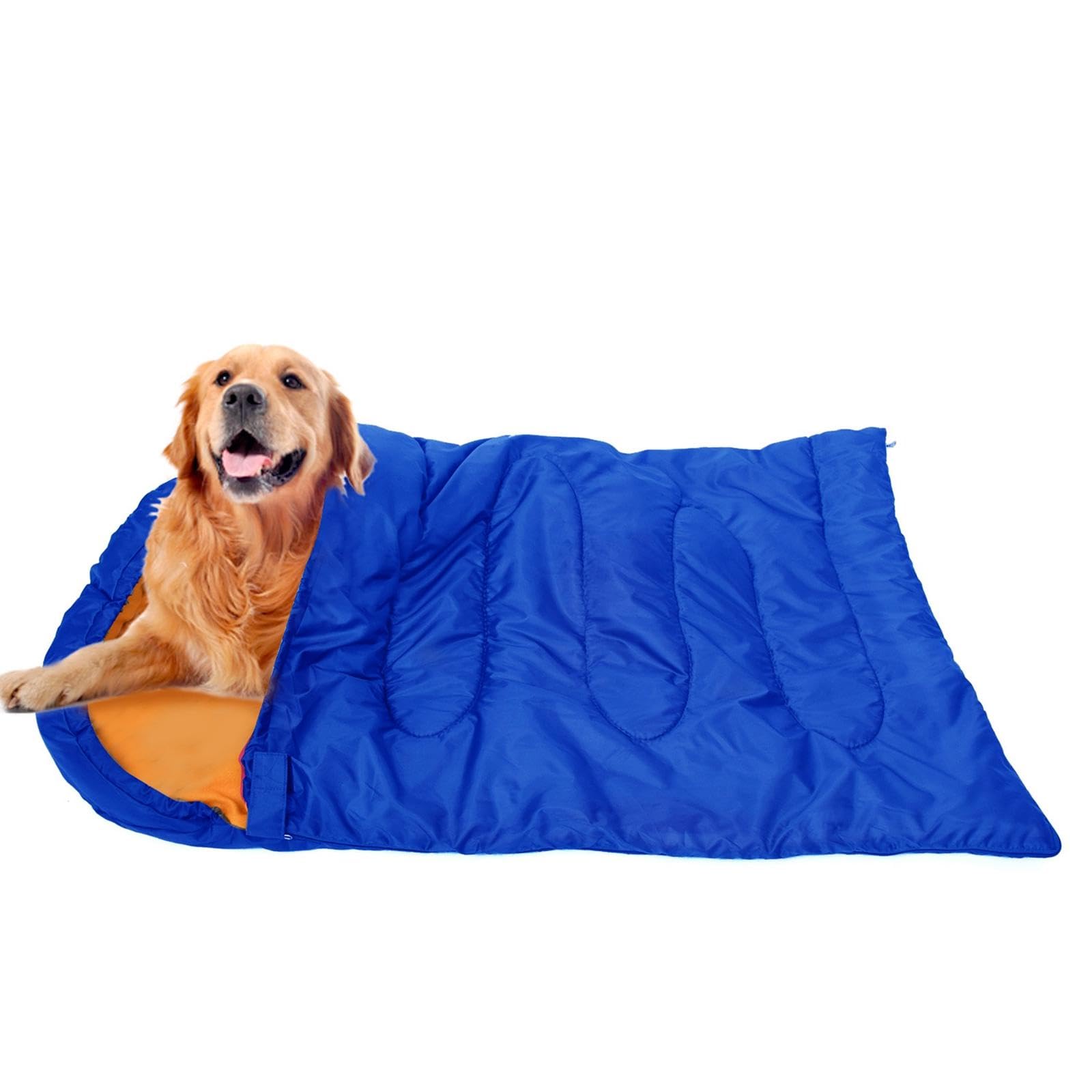 Hundeschlafsack, Verstaubares Hundebett, Warm, Decke Oder Kissen für, Bequemer Schlafsack für Große Und Mittelgroße Hunde für Rucksackreisen