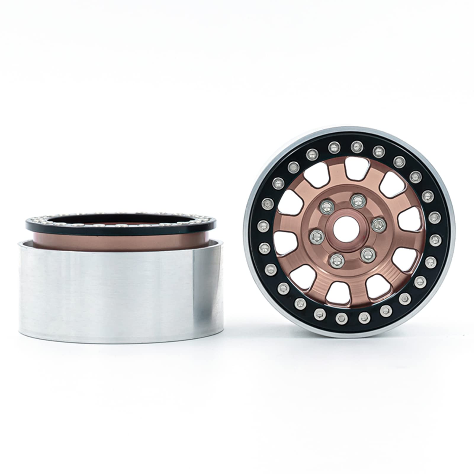 Amazon.co.jp: (ハブ) ERYUE アルミ合金ホイールリムビードロック