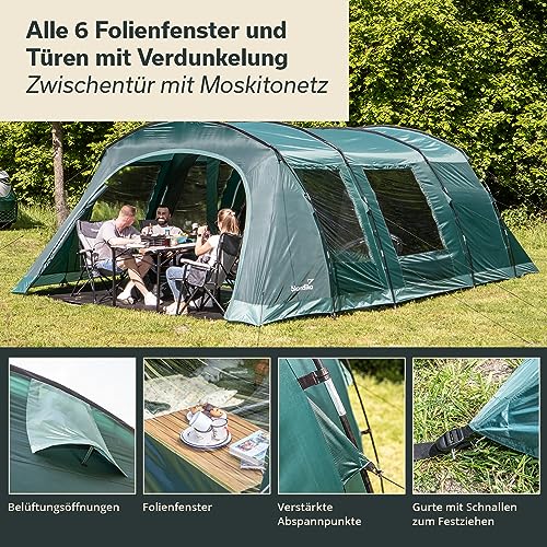 Skandika Kaupanga Tunnelzelt für 6 Personen