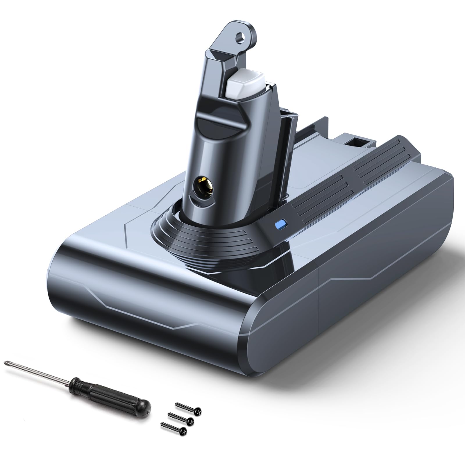 Batterie pour Dyson V6, 6000mAh Batterie Compatible avec Dyson V6 DC62 DC61 DC59 DC58 DC72 DC74 SV03 SV05 SV06 SV07 SV09 Animal Pro Fluffy Total Clean Trigger Motorhead Original Aspirateur