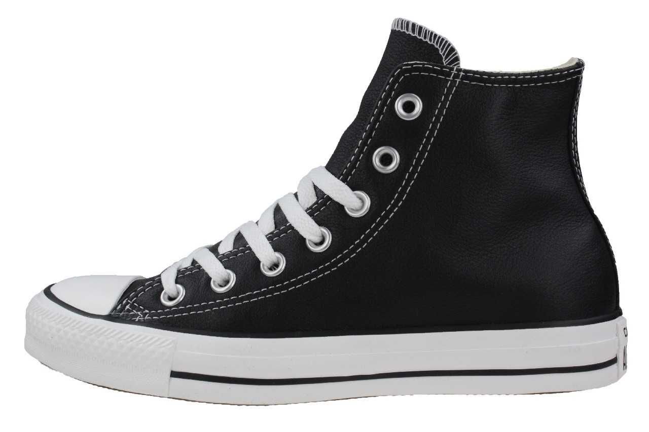 Converse Unisex Chuck Taylor All Star Leather High Top Shoe Black 6 Men US/8 Women US, , 8 Women/6 Men