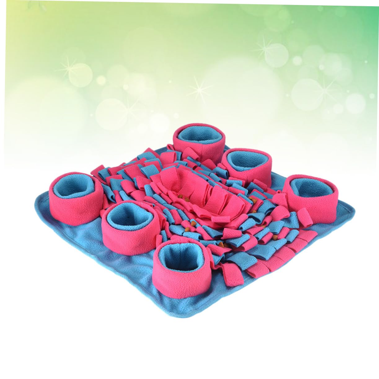 Yardwe 1Pc Dog Slow Eating Mat Non Slip Pet Feeder for Training Encourages Natural Foraging Skills Easy to Dog Feeding Cushion for Reducing Eating Speed