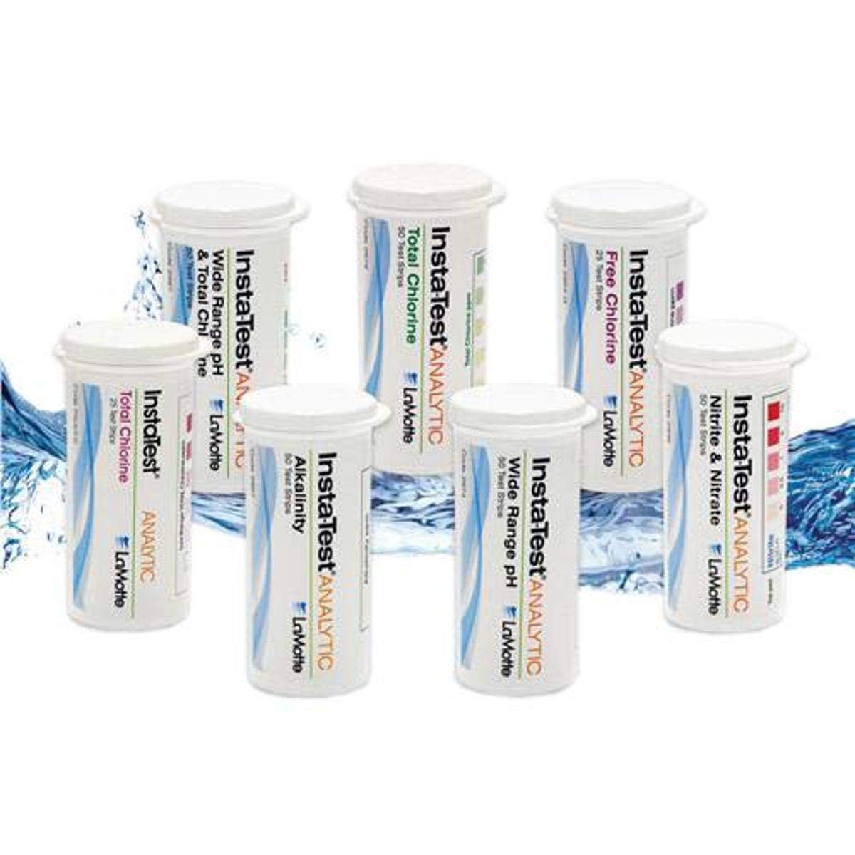 LaMotte 2987-G Water pH/Total Chlorine Test Strips, 25/Vial