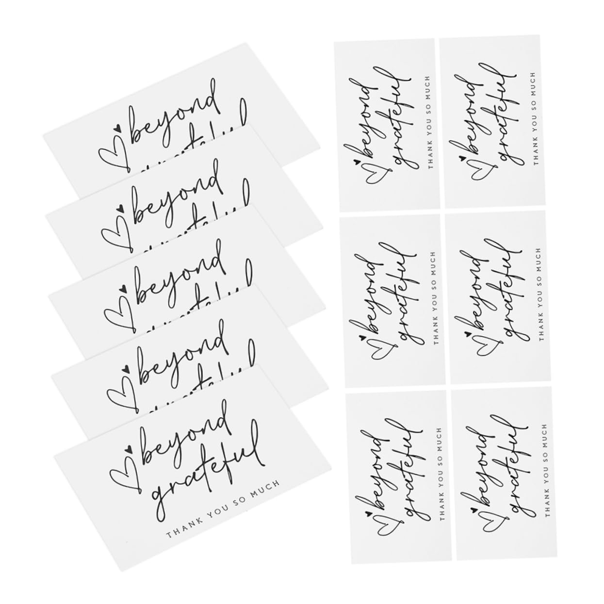 Tofficu 3 Sätze 3Er Set Dankeskarten Geschenkkarten Hochzeitskarten Digitale Karten Geburtstagskarten Grußkarten Glückwünsche Retro Dankeskarten Dankeskarten 150 Stück * 3