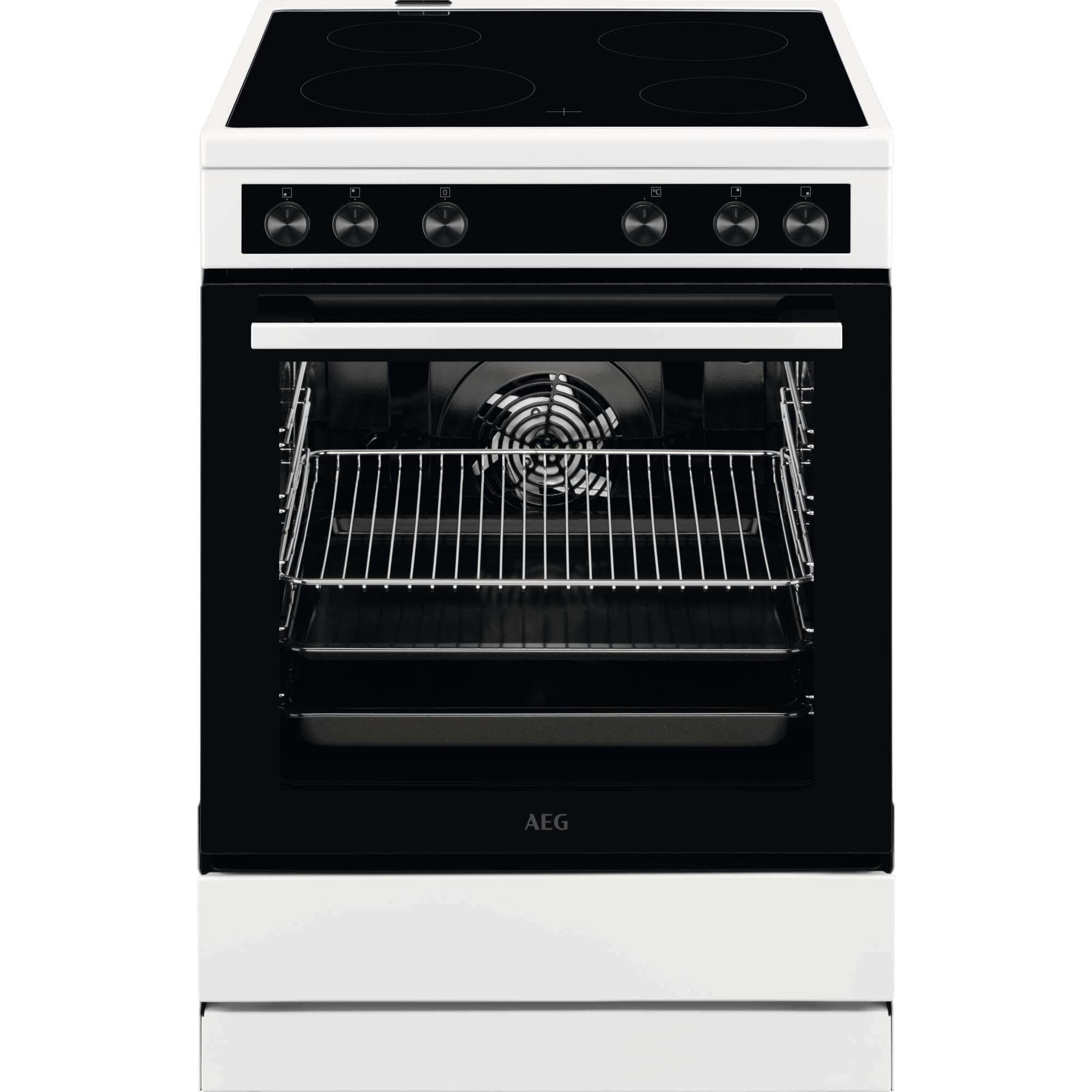 AEG Standherd mit Glaskeramik-Kochfeld 60 cm CCB6206ABW