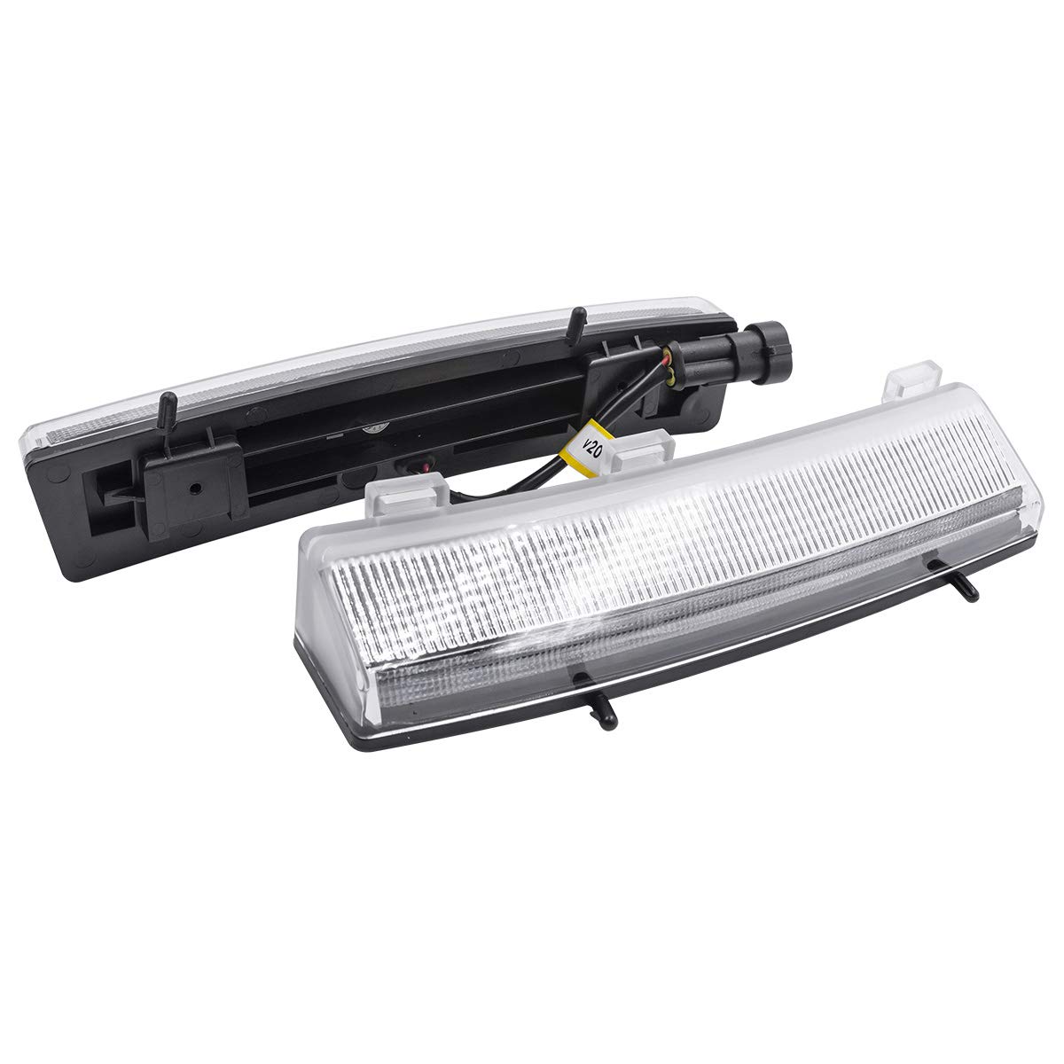 350z/Z33 LCI Clear Lens Xenon White LED Front Bumper Daytime