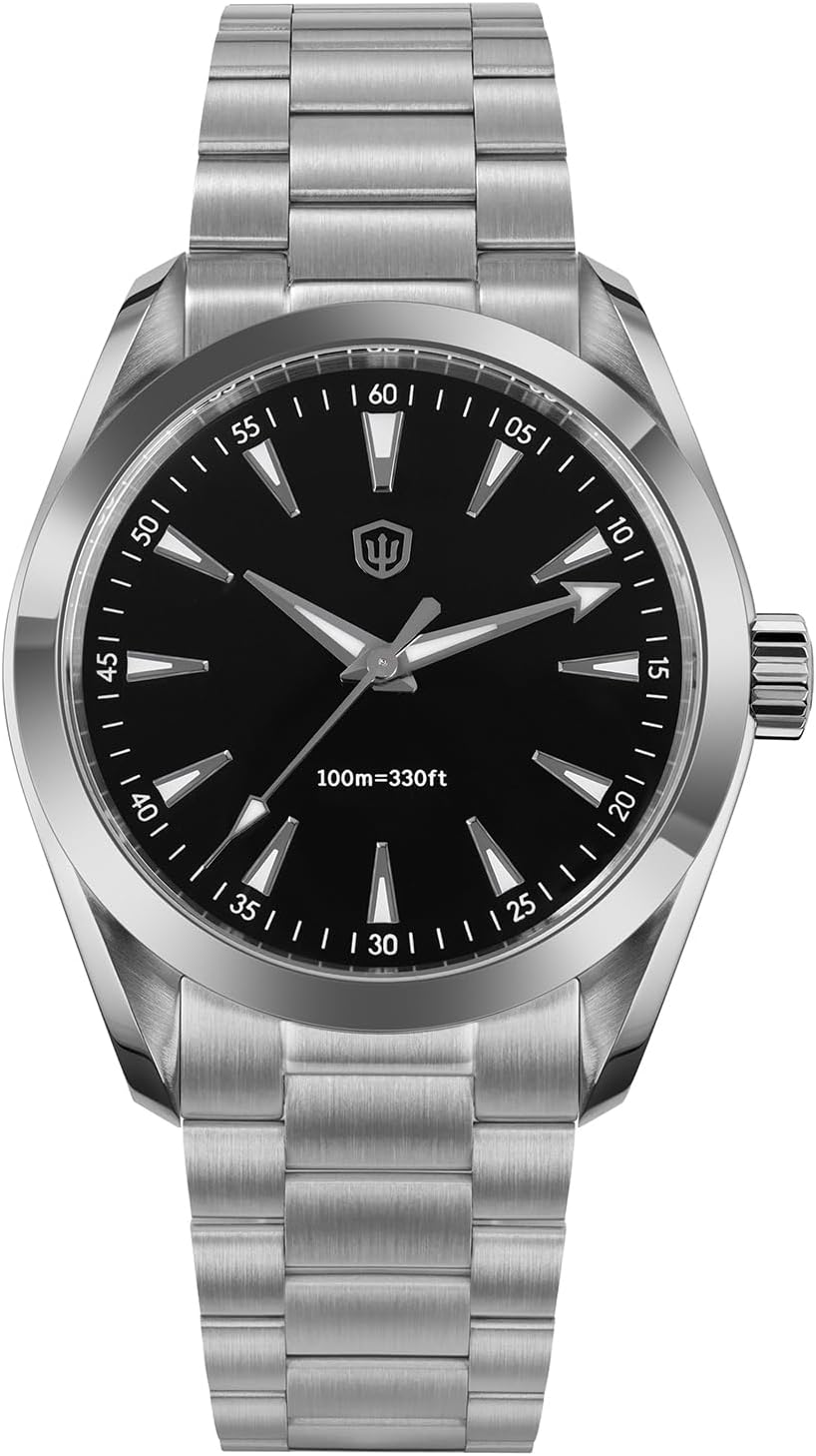 montre &agrave; quartz wd0006 watchdives vh31 montre en acier inoxydable 38 mm montre de luxe incurv&eacute;e en verre saphir 100 m &eacute;tanche