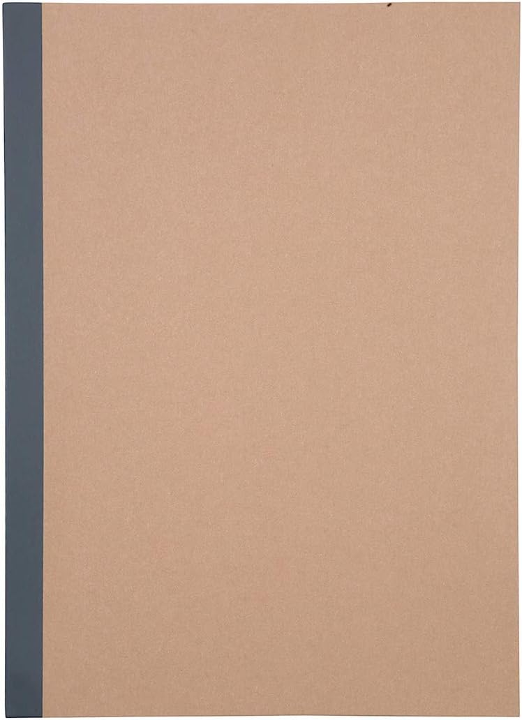 Muji recycled paper notebook, beige, A4