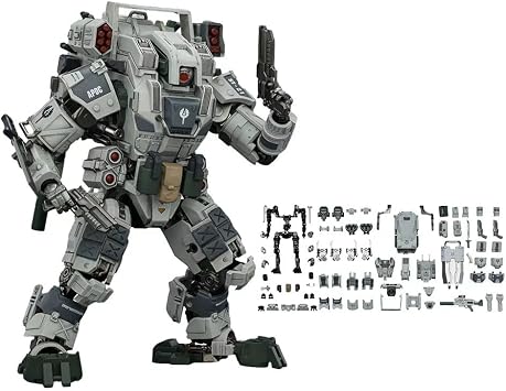 JOYTOY 1/25 Action Figure Mecha APOC Series Mystic Armor Heavy Assault Mech, Movable Joints Detailed Collectible Model Kits, Ages 15+