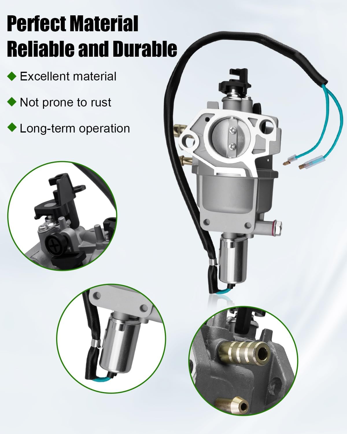 Carburetor Carb Assembly Fit for CPE Dual Fuel Generator 457CC 458CC 459CC 460CC 18HP R460N-VP Gas Engines Part Replace 16100-Z6D0111-00M0