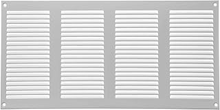 16" x 8" Inch White Air Vent Cover - Steel Return Air Grilles - for Ceiling and Sidewall - HVAC - with Insect Protection Screen (15.74''x7.87'' Inch, White)