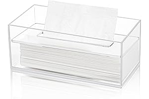 Dicunoy Acrylic Napkin Holder with Lid: An Unbeatable Tissue Box Holder for Your Home