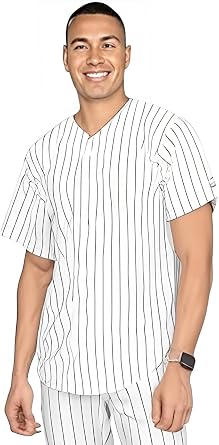 Furies Style Striped Baseball Jersey Shirt Costume T-Shirt