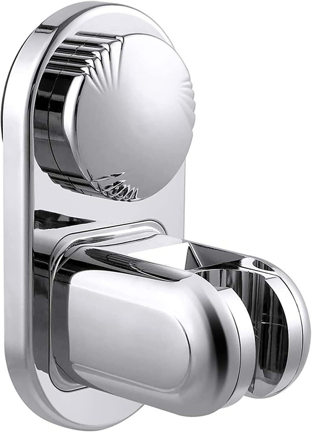 Xlandalyuefa Silver Adjustable Shower Head Holder Handheld Wall Mount Bracket Strong Adhesive Wand