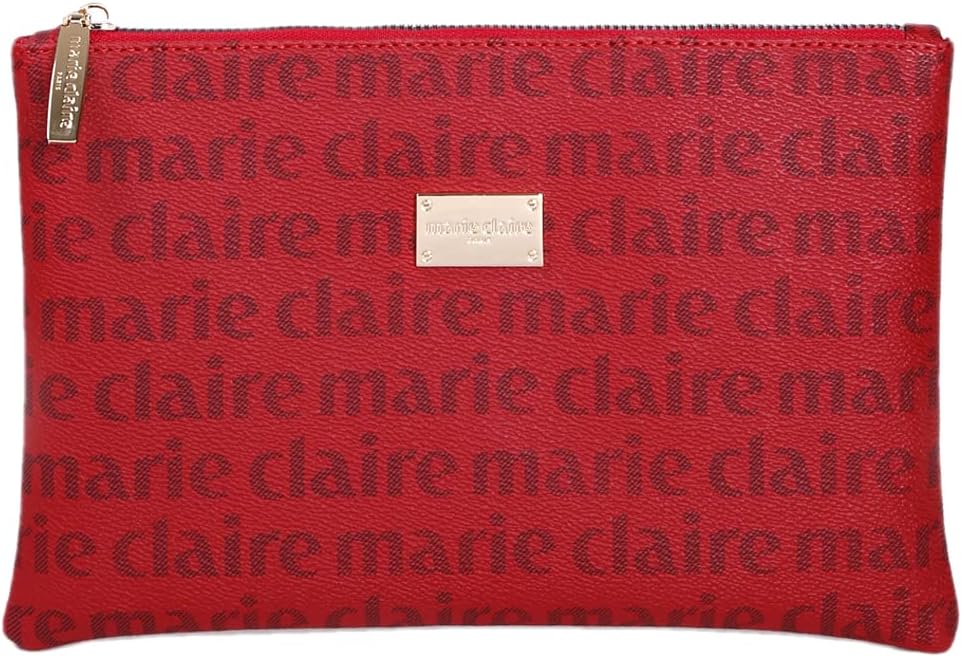 Marie ClaireBurgundy Women's Makeup Bag Lola Travel Makeup Organizer Cosmetic Portable Artist Storage Carry Pouch Stylish