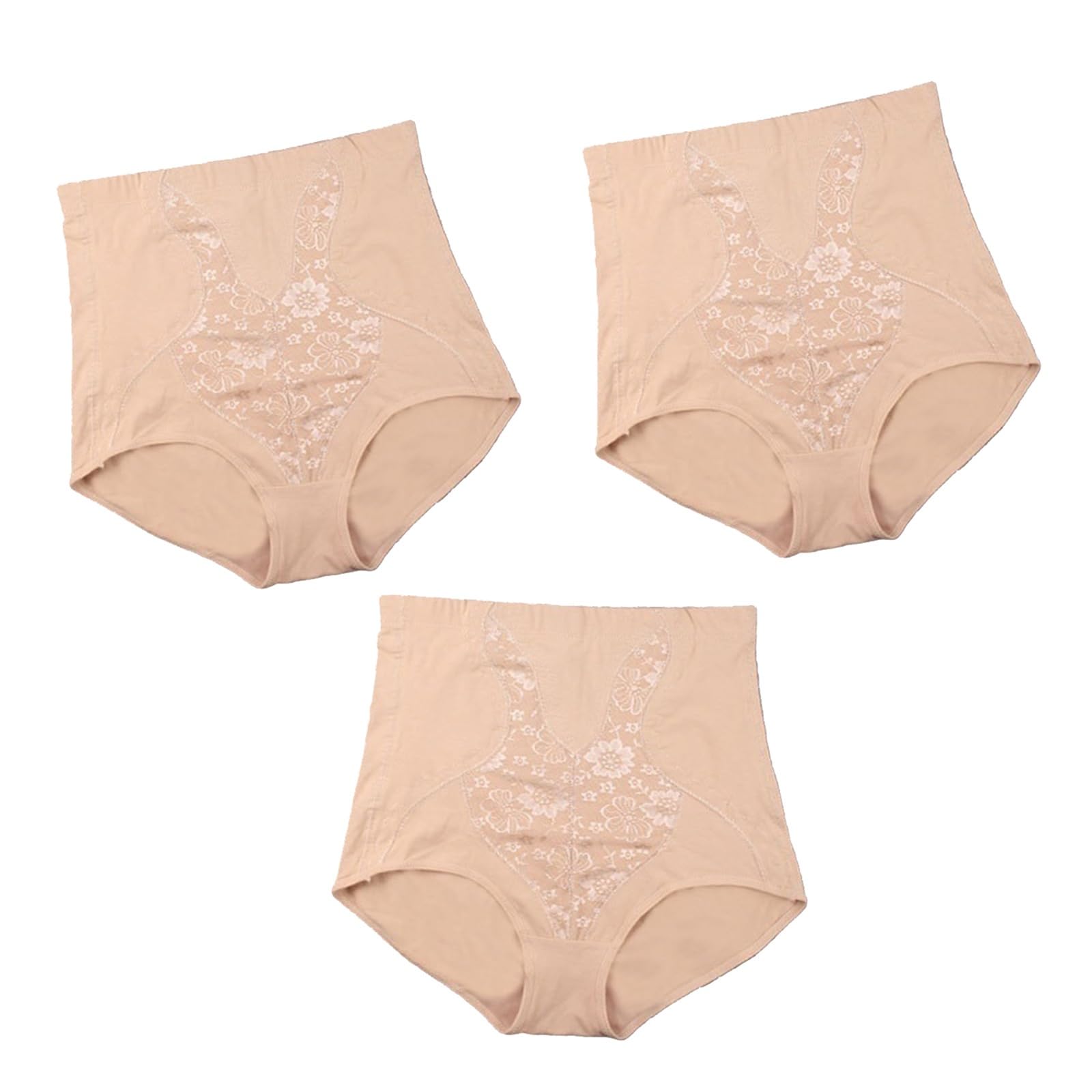 Womens Breathable Soft Briefs Plus Size Underwear Highly Elasticity Panties Big Curvy Hipster Bikini 2 3-Pack