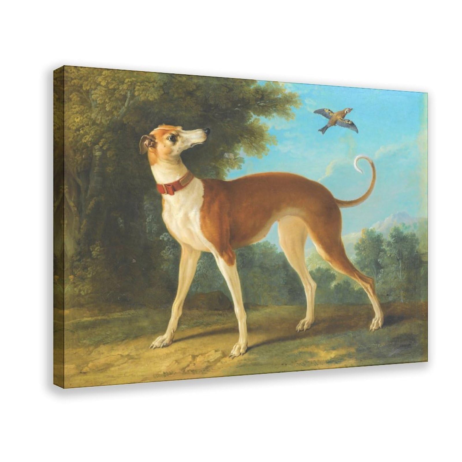 Impression sur toile Greyhound Oudry décoration murale de bureau pour une ambiance studieuse - 8