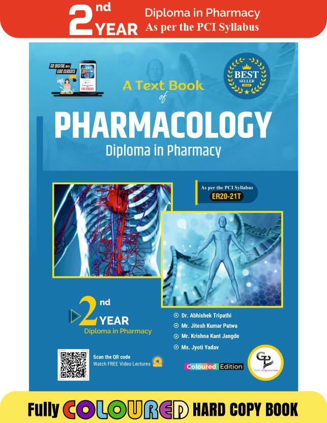 Image of D PHARMA 2ND YEAR (SET OF 6 FULLY COLOURED BOOKS). AS PER NEW PCI SYLLABUS(GDC PUBLICATION) [paperback].