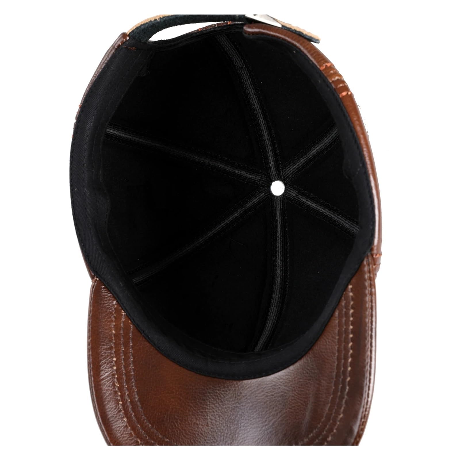 Unisex Genuine Real 100% Cowhide Leather Men's Baseball Cap for Fall Winter Thick Warm Outdoor Sports Women's Hats Adjustable