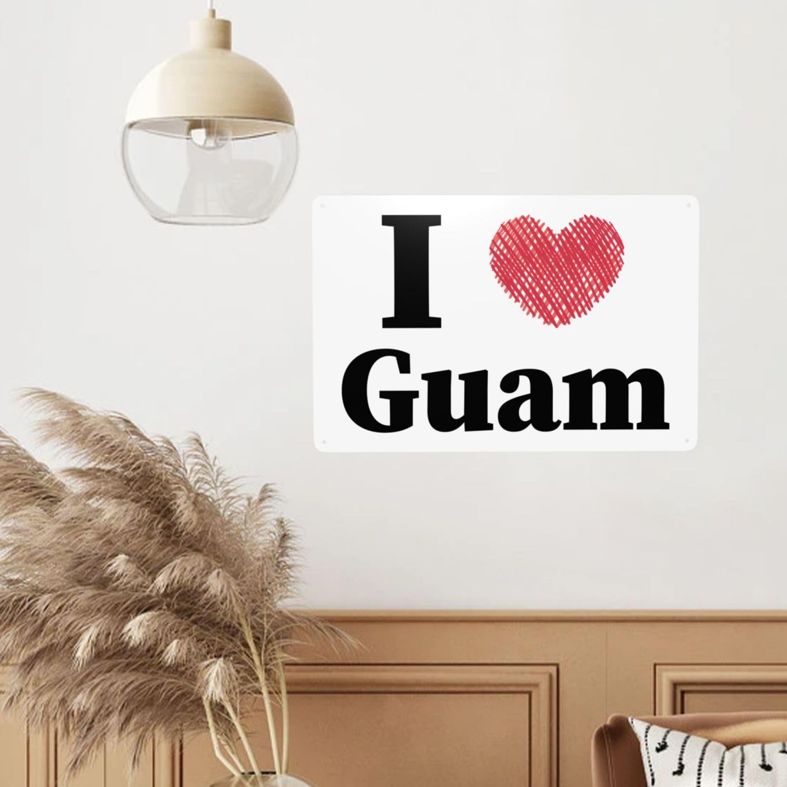 Amazon.com: MULIHU I Love Guam Tin Signs Vintage Metal Sign Iron