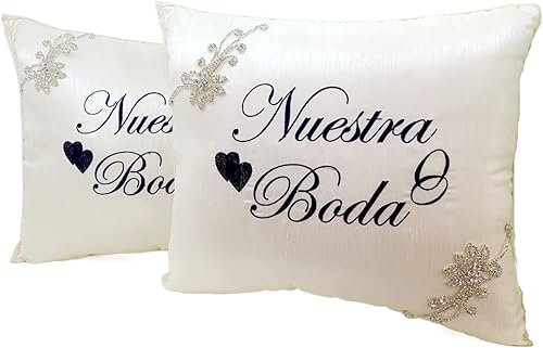 A&C Quinceañeras and More Wedding accessories Pillow set, Wedding Album Wedding Guest book Wedding Pillow Cojines de boda Our Wedding Pillows 2099