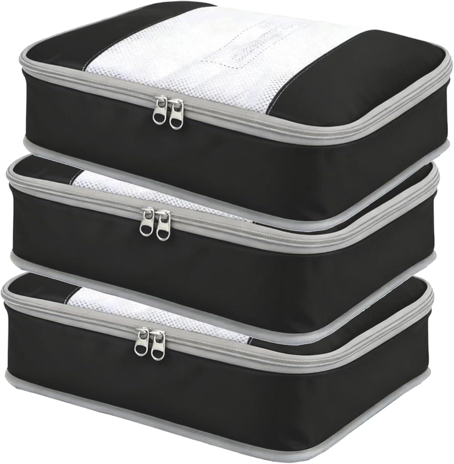 Packing Cubes for 19" Suitcase Travel Luggage Organizers - Travel Organizer Bags Luggage Clothes Accessories Storage Carry on Suitcase Packing Pouches Bag For Men Women Kids 1/2X3PACK