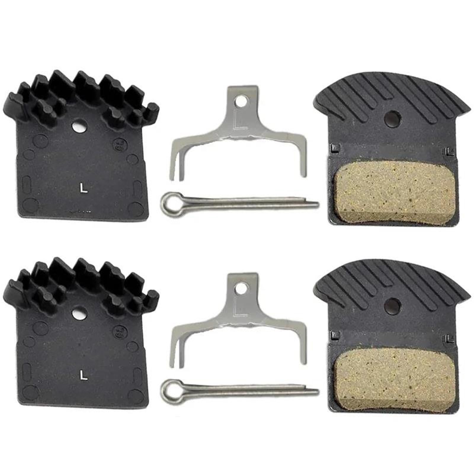 Pastillas de freno para bicicleta de montaa M985 M785 M675 M666 M615 S700 RS785 R785 J02A J04C J05A, discos de resina y metal para carretera (J04C, juego de 2).