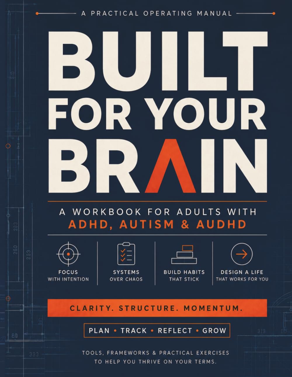 Built For Your Brain: A Practical Neurodivergent Workbook for ADHD, Autism and AuDHD Adults to Manage Executive Function, Prevent Burnout, Regulate Emotions and Build a Life That Works