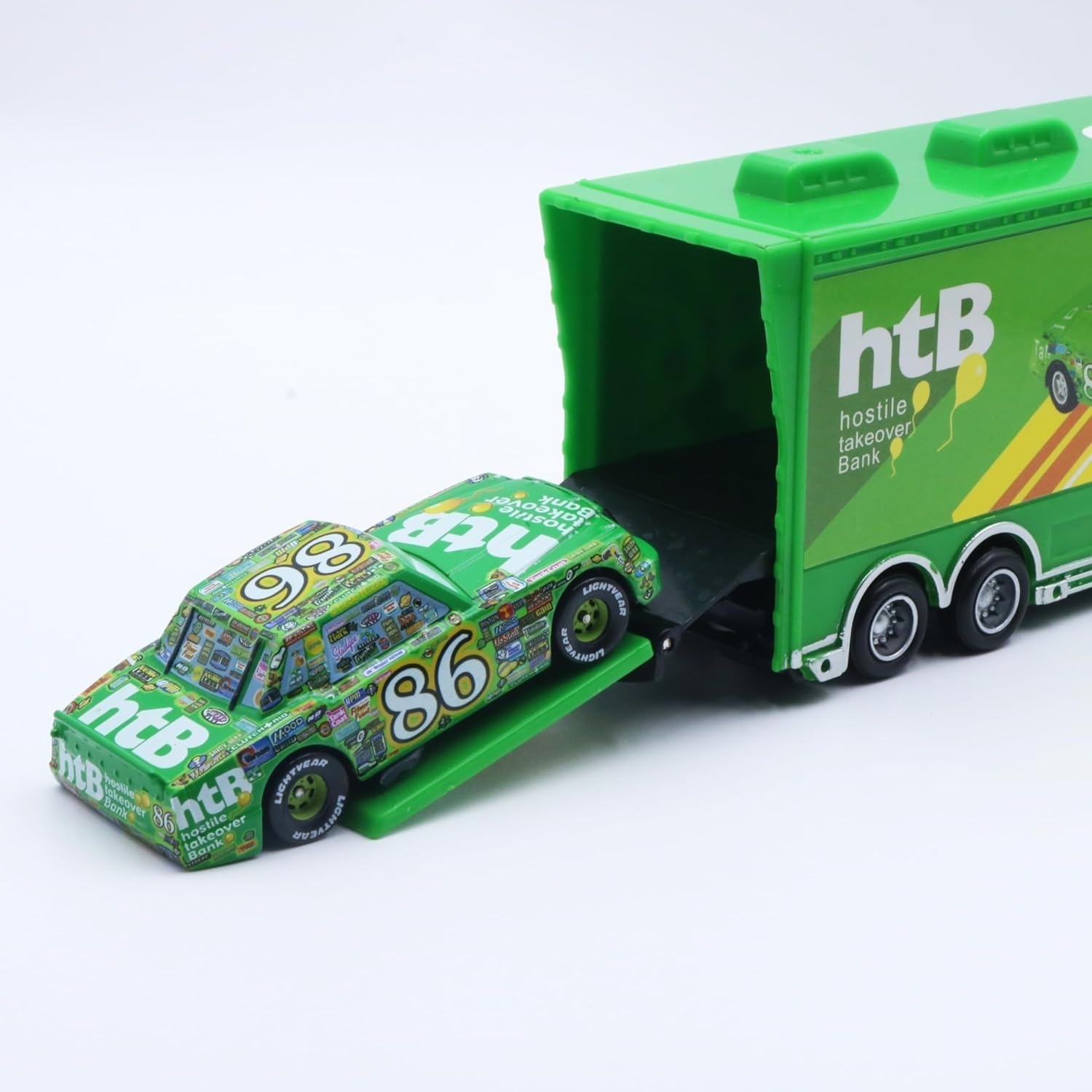 Amazon.com: wltk Movie Cars 2 3 Hauler Truck NO.86 Chick