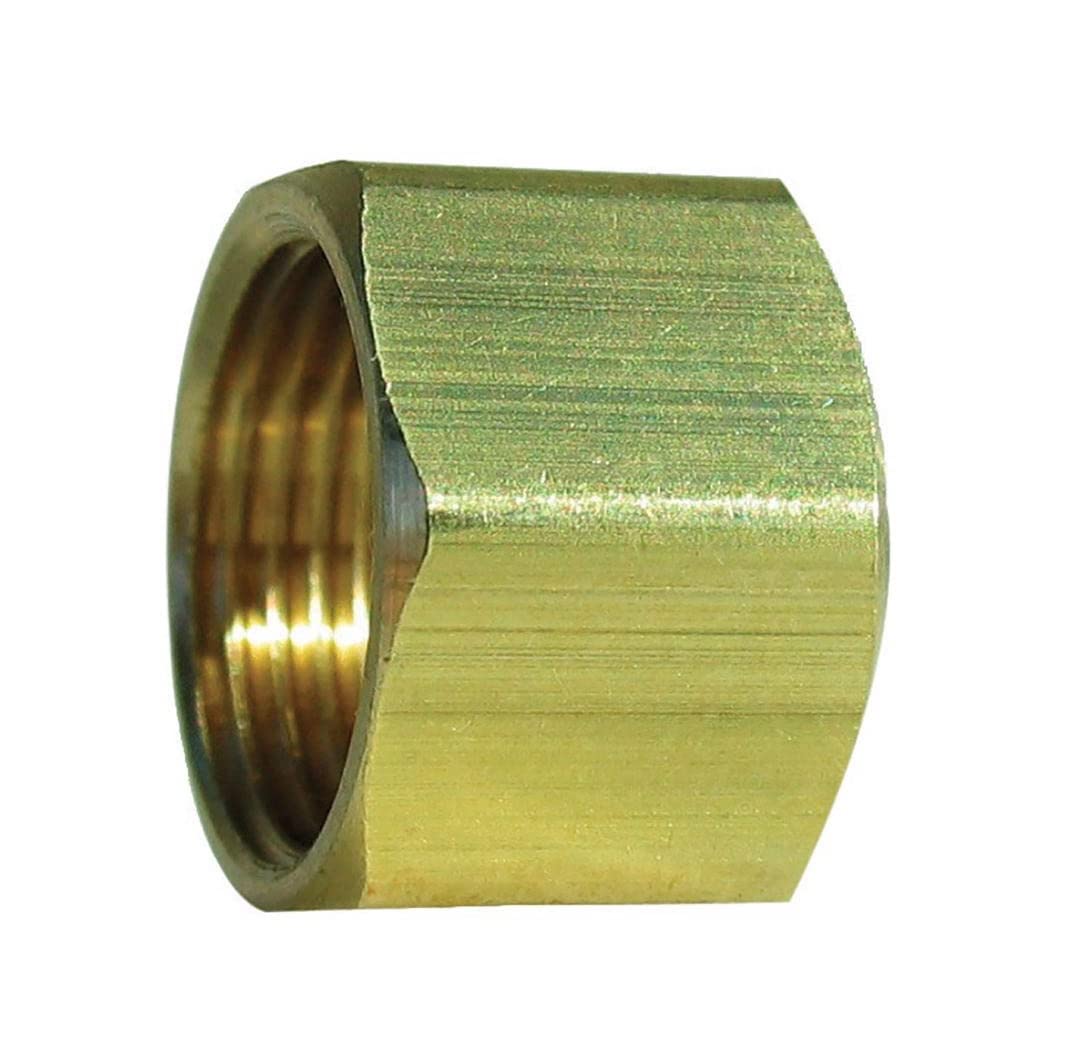 Homeplus+ 3/16 in. Compression X 3/16 in. D Compression Brass Nut