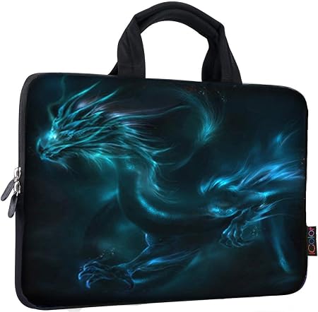 Amazon.com: iColor 14 15 15.4 15.6 pulgadas bolsa para ordenador portátil,  asa Chromebook, funda protectora para computadora, funda para portátil,  funda de neopreno para Chromebook funda suave para transporte Dragon ICB-21  : Electrónica