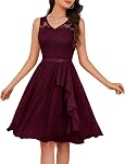 Meetjen Women's Cocktail Dresses 2026 Handkerchief Hem Lace Formal Wedding Guest Dress Bridesmaid Fancy Prom Party Dress