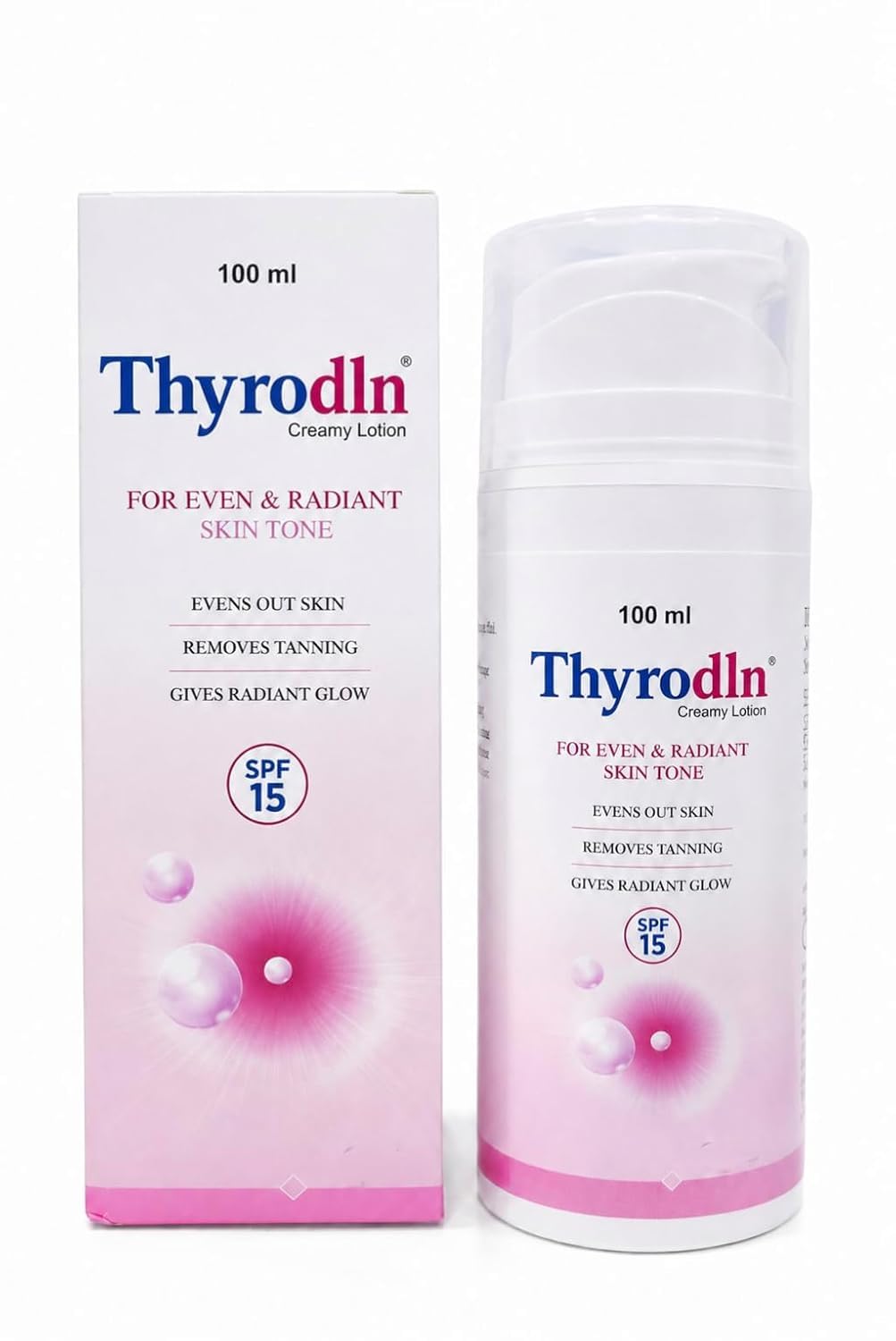 Creamy Lotion 100ml SPF 15 | Skin Brightening, Tan Removal & Even Tone | Radiant Glow Moisturizer | Daily Use for Face & Body-image-2