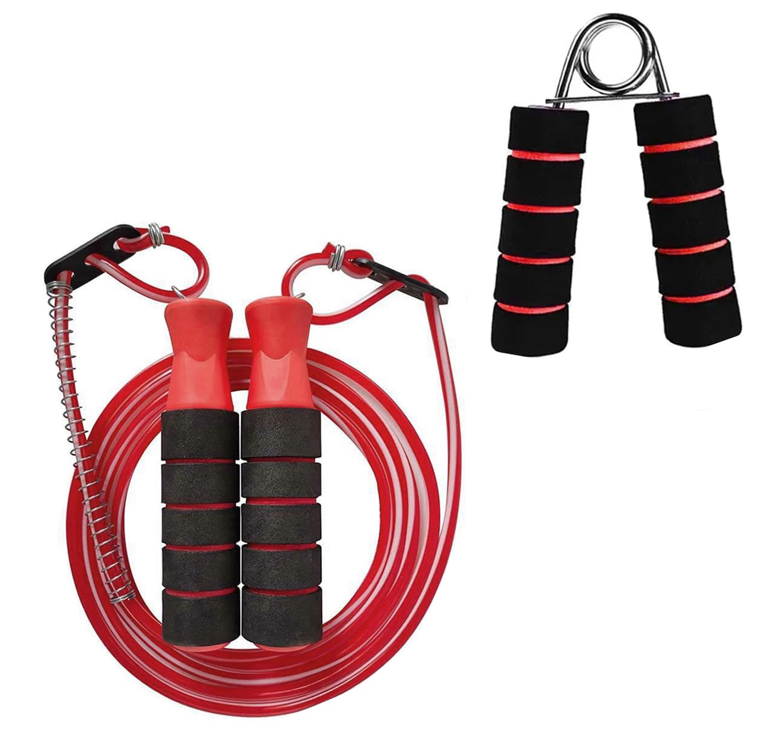 Trendy Exercise Skipping Rope & Hand Gripper For Men & Women for Gym Workout Hand Equipment to Use in Home for Exercise Finger Power Gripper-image-40