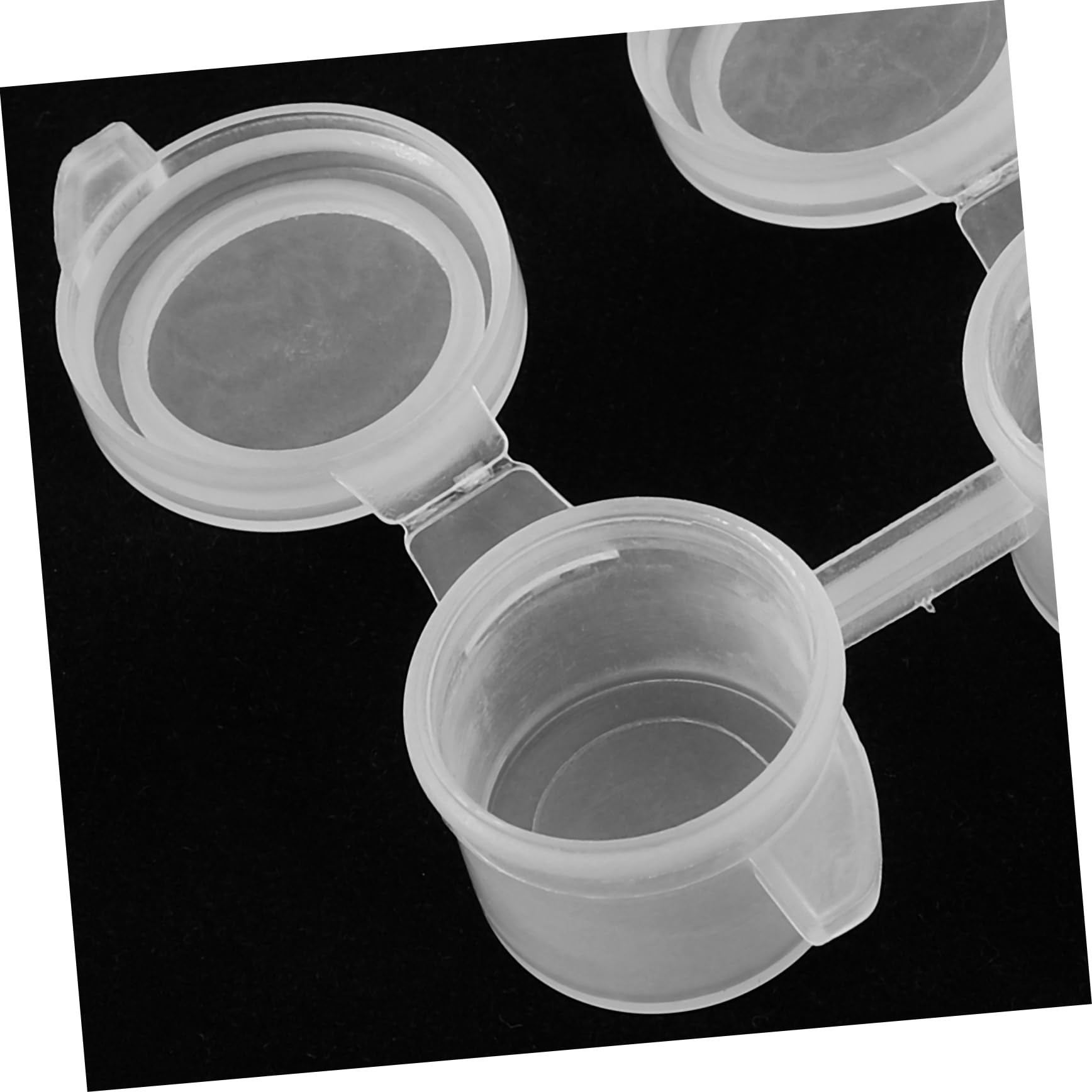 OSALADI 4 Ensembles Lot de Pots Peinture Vides Transparents avec Couvercles Contenants Compacts Et Étanches pour Rangement Peinture Petits Récipients Pratiques pour Travaux 30 Pièces * 4
