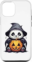 Vista 26 de iPhone 16 Panda Halloween Panda Lover Panda Pumpkin Halloween Case
