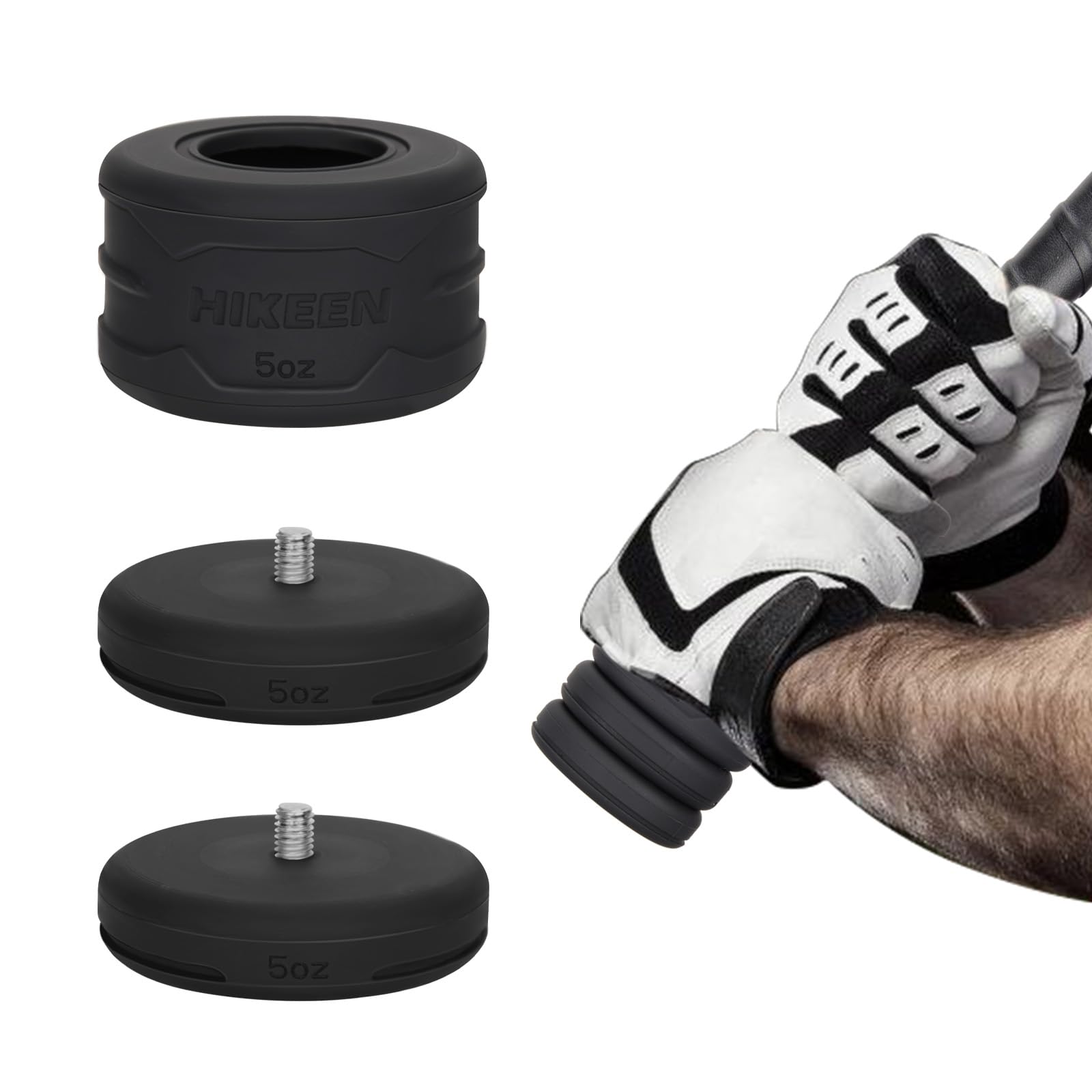Amazon.com : Hikeen Baseball Bat Weighted Swing Knob 15 OZ for