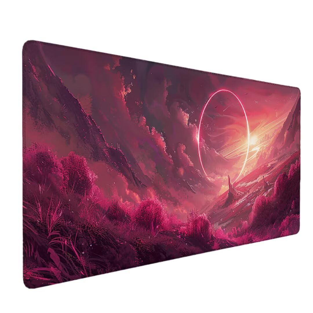 Podkładka pod mysz / duża podkładka pod mysz, 1200 x 600 x 3 mm, podkładka pod mysz Xl, podkładka na biurko, zwiększona precyzja i prędkość, gumowa podstawa zapewnia stabilny chwyt na gładkich
