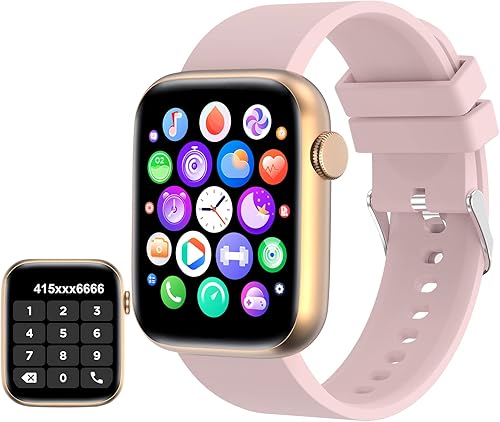 Reloj inteligente reloj inteligente de pantalla táctil completa de 19 pulgadas para teléfonos Android e iOS con monitor de frecuencia cardíaca y