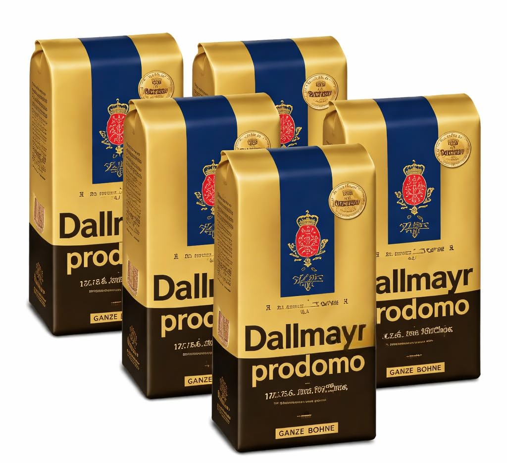 Dallma_yr Gourmet Coffee, Prodomo (Whole Bean), 1.1 Pound 500g (Pack of 5)