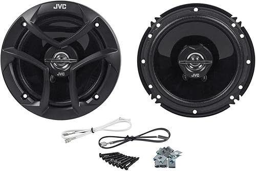 Miniatura 7 de JVC KD-T910BTS - Receptor de CD con Bluetooth, USB frontal, AUX, Tienda Alexa, SirusXM Ready + dos pares de altavoces JVC de 6.5 pulgadas
