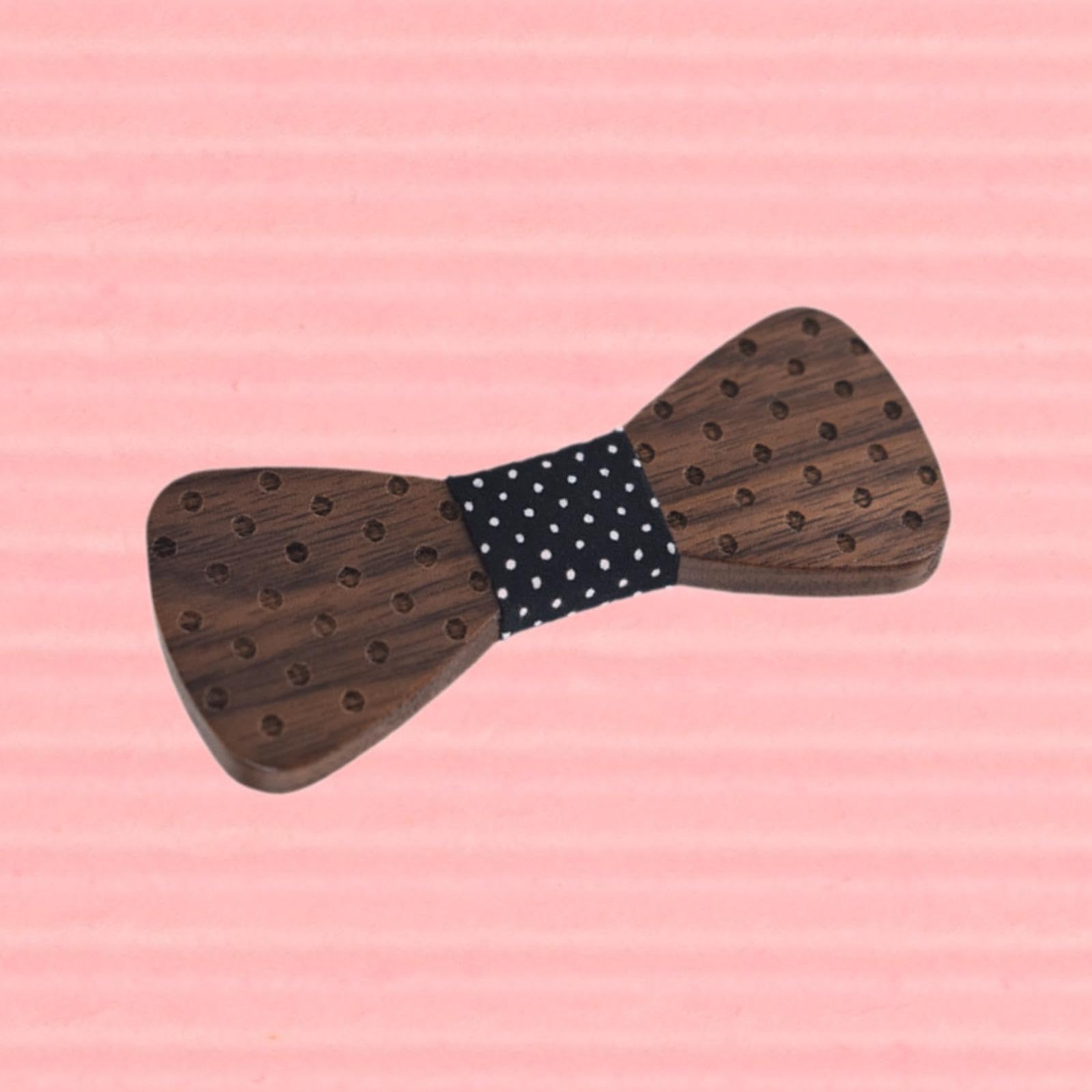 Formal Casino & Poker Dealer Clip on Bow Tie Black