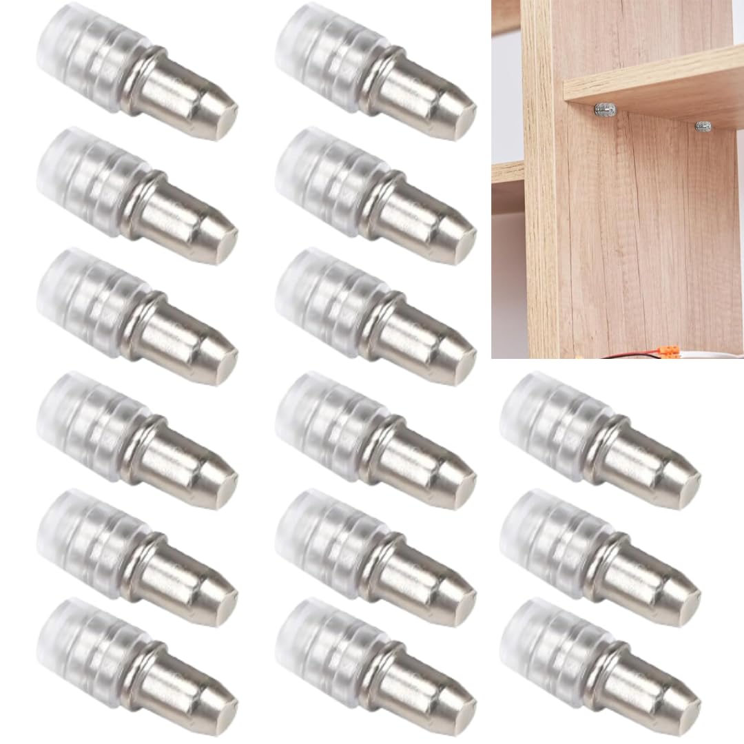 DEEGAAMART Shelf Support Pegs ,Shelf Holder Replacement Peg , 5mm Cabinet Shelf Pins, L Shaped Shelf Pins , Metal Adjustable Shelving Pegs , Straight Support Pins (70 Nos)-image-22