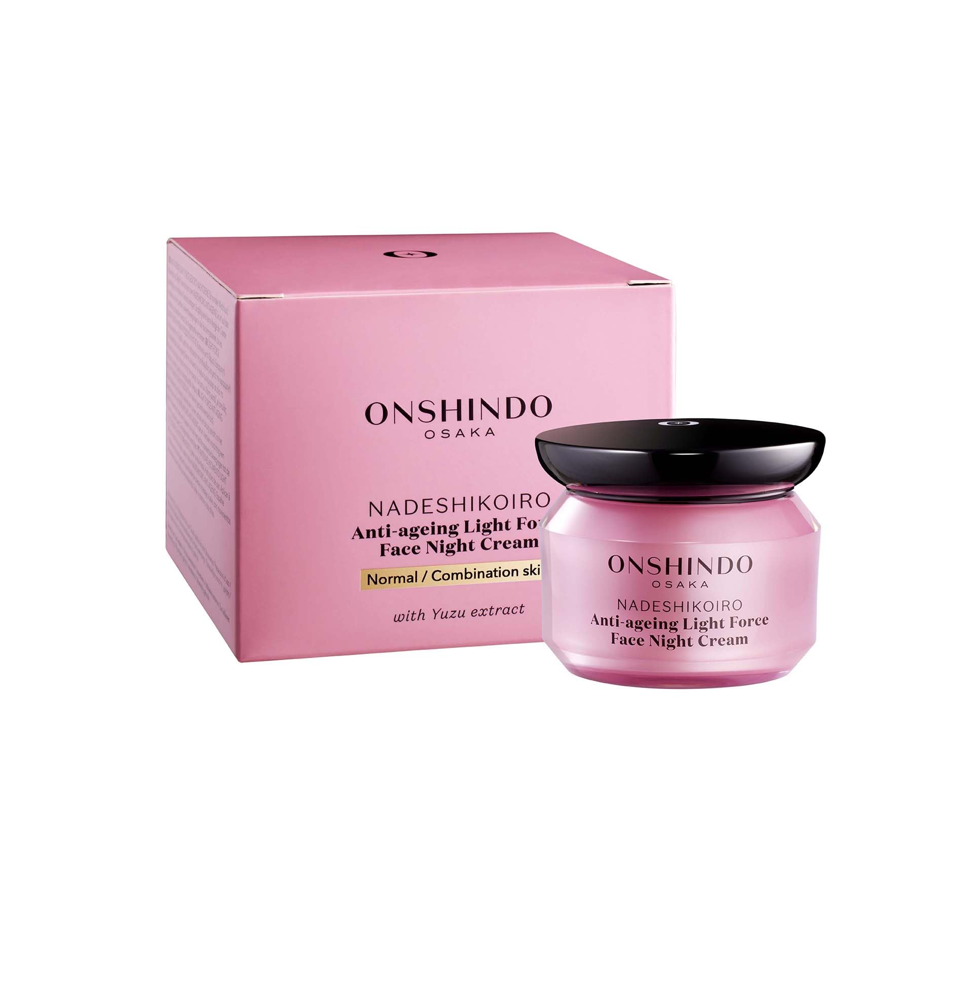 NADESHIKOIRO ANTIETÀ - Crema notte dalla texture leggera. Pelli normali e misti.