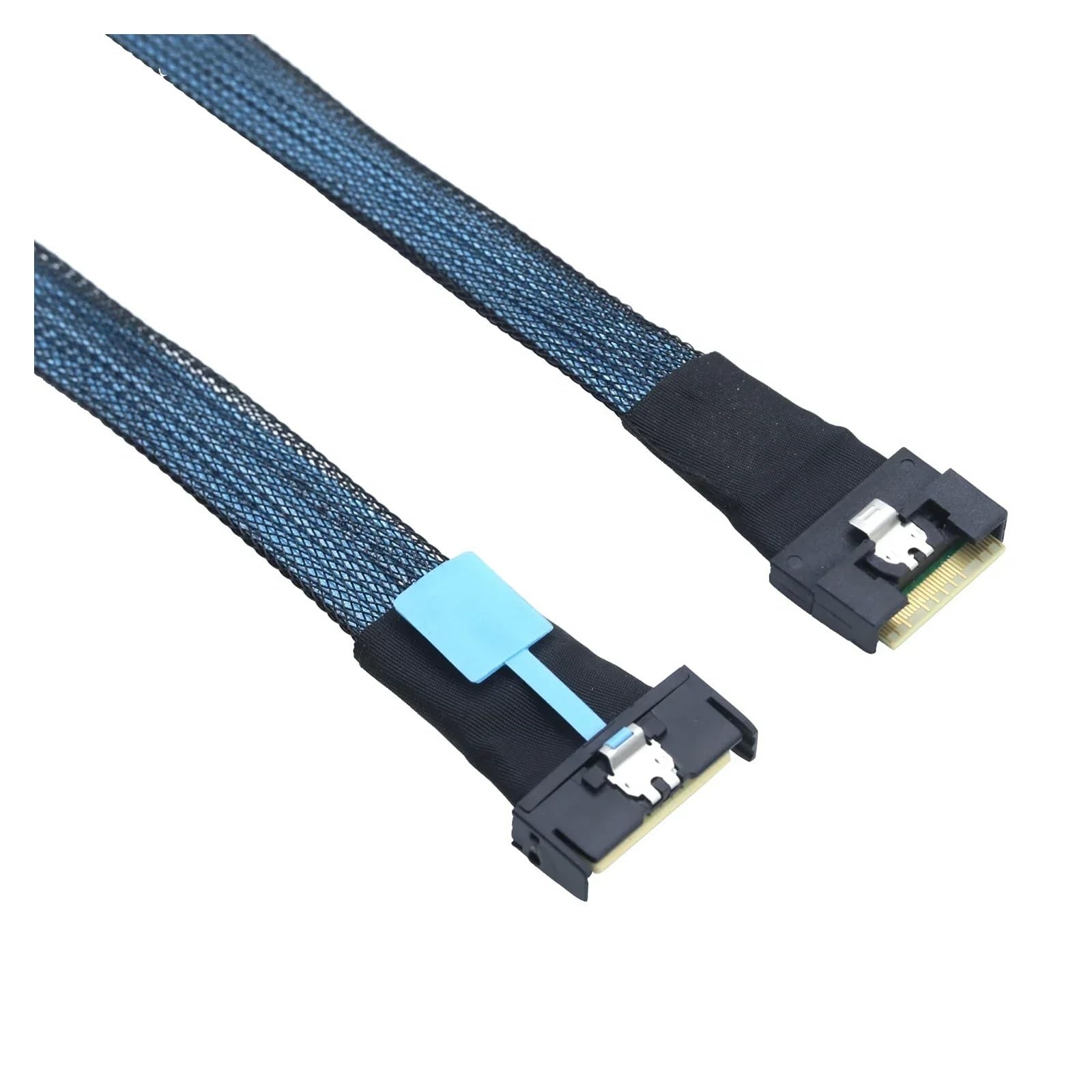 Cavo di prolunga PCI-E 5.0 MI NI Cool Edge IO MCIO 74Pin a All Inclusive Inserimento SFF-8654 8i 74Pin Slimline S*A*S 4.0 24 Gbps (1M)